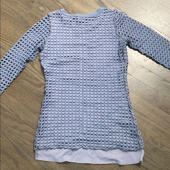 Pete collection Crochet & Mesh Fishnet Pullover - Picture 5 of 9